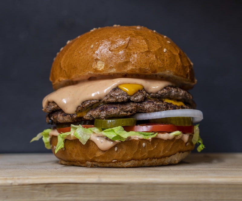 King Gourmet Double Cheeseburger